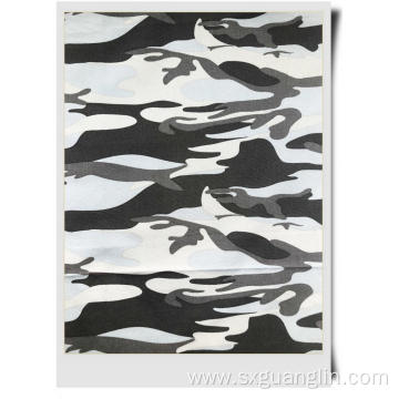 Cotton canvas camouflage fabric for garments